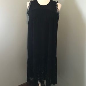 Stunning Anthropologie lace and pleated dress